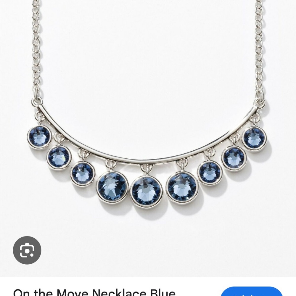 Touchstone Crystal. On the Move Necklace New in Box